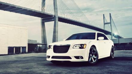 Cars bridges vehicles chrysler 300 automobiles srt8 wallpaper