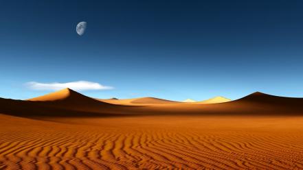 Desert dunes wallpaper