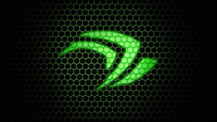 Green nvidia hexagon wallpaper