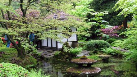 Japan garden wallpaper