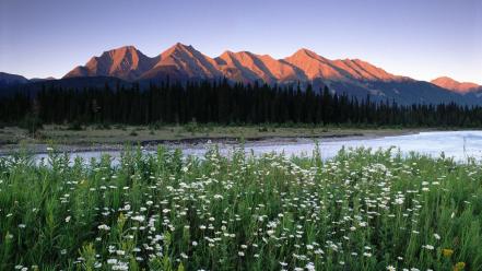 Landscapes canada british columbia national park rocky mountains wallpaper