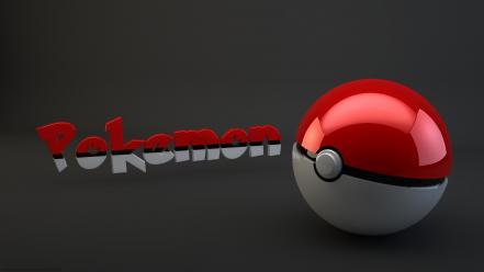 Pokemon dark mangotangofox 3d logo pokeball wallpaper