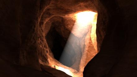 Stones digital blasphemy cavern 2003 sun rays wallpaper