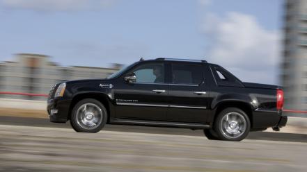 Trucks black side view cadillac escalade ext wallpaper