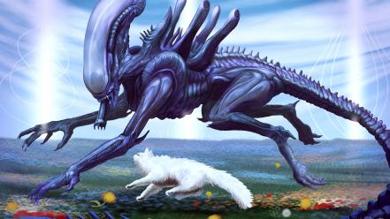 Wtf artwork alien wallpaper