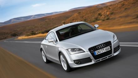 Audi Tt Speeding Front wallpaper