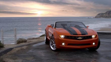 Camaro Convertible Sea wallpaper