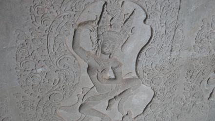 Cambodia ancient angkor wat temple wallpaper
