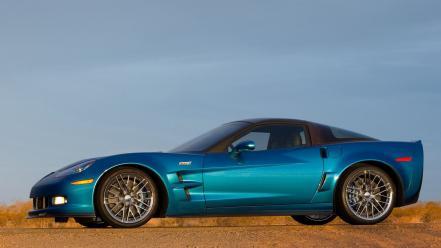 Corvette Zr1 Blue Side wallpaper