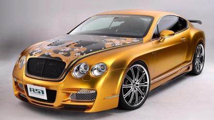 Golden Bentley wallpaper