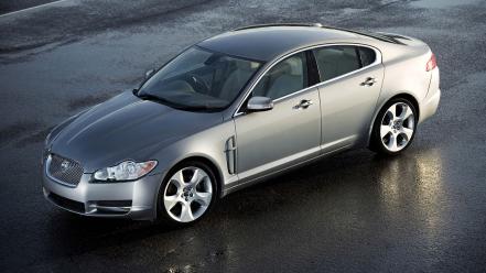 Jaguar Xf Top Side wallpaper