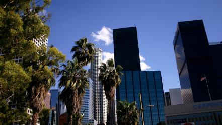 California skyscrapers los angeles skyscapes cities wallpaper