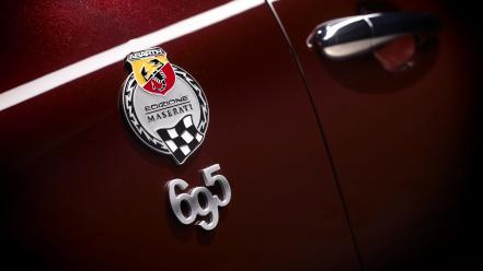 Fiat 500 logos abarth 695 edizione maserati wallpaper