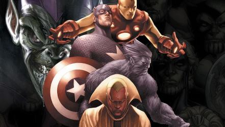 Iron man comics captain america marvel secret invasion wallpaper