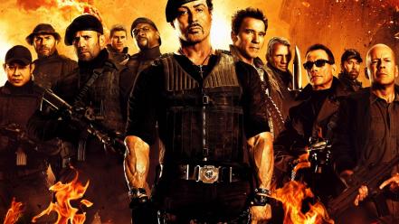 Movies people moustache the expendables wallpaper