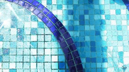 Swimming pools tile wallpaper
