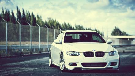 Bmw trees cars wallpaper