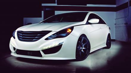 Dark cars vehicles hyundai sonata modified wallpaper