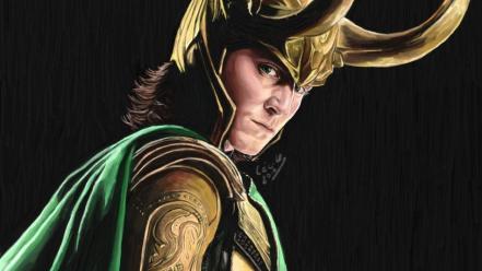 Loki fan art the avengers (movie) wallpaper