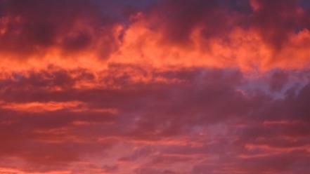 Sunset clouds skyscapes wallpaper