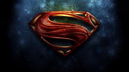 Superman logo man of steel (movie) wallpaper