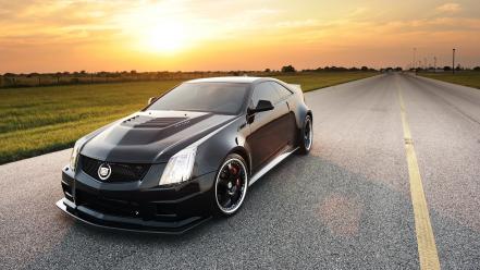 Cars hennessy cts-v cadillac coupe modified tuned car wallpaper