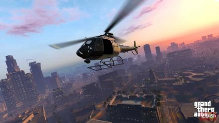 Cityscapes helicopters screenshots grand theft auto v wallpaper