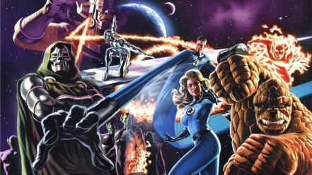 Fantastic four marvel comics cover magazine wallpaper