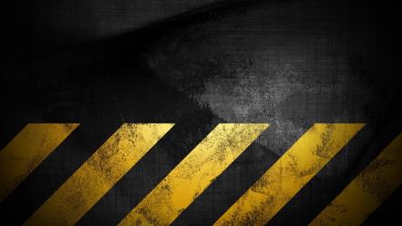 Grunge warning stripes hazard wallpaper