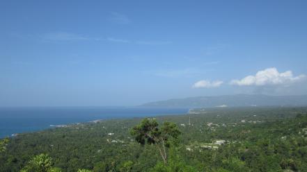 Landscapes haiti caribbean sea baie de jacmel wallpaper