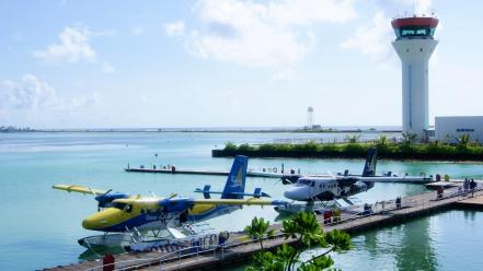 Maldives seaplane dhc-6 twin otter wallpaper