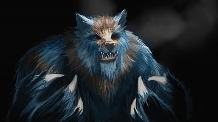 Monsters werewolf artwork werewolves wallpaper