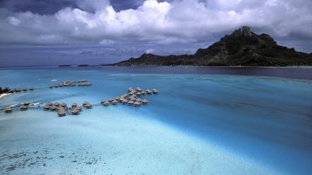 Nature paradise islands skyscapes wallpaper
