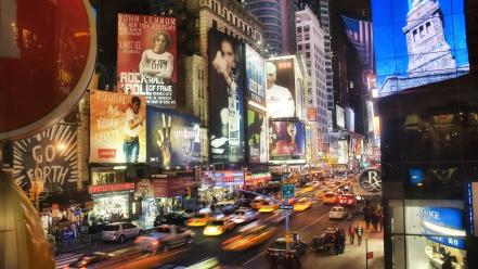 Night new york city times square wallpaper