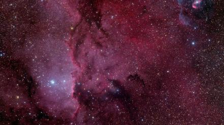 Outer space stars nebulae wallpaper
