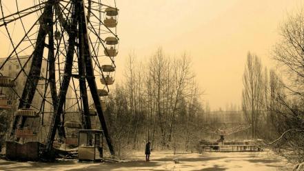 Pripyat amusement park wallpaper