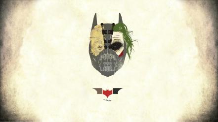 The joker scarecrow bane batman dark knight wallpaper