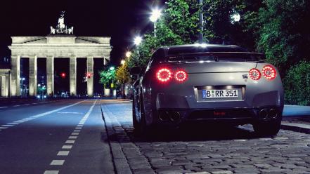 Vehicles gtr r35 gt-r brandenburg gate gtr35 wallpaper