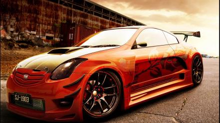 Cars tuning 3d infiniti g35 wallpaper