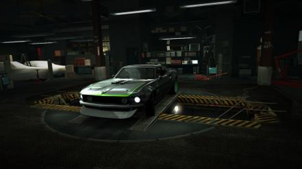 For speed ford mustang world garage nfs wallpaper