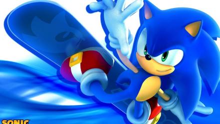 Hedgehog video games snowboarding game characters team wallpaper