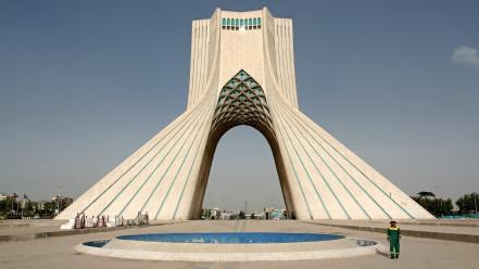 Iran monument azadi tehram wallpaper