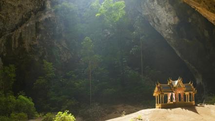 Landscapes cave thailand national park wallpaper