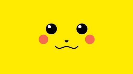 Pokemon pikachu simple background wallpaper