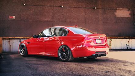 Red bmw m3 e90 wallpaper