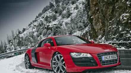 Winter cars audi r8 wallpaper