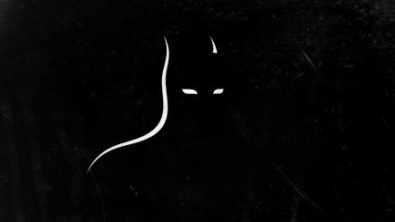 Batman black minimalistic background wallpaper