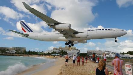 Beach aircraft caribbean princess juliana international airport saint-martin wallpaper