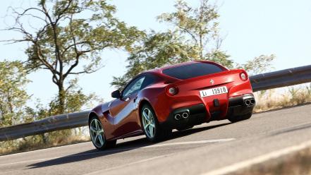 Cars ferrari roads red sports f12 berlinetta wallpaper