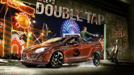 Cars zombieland tuning 3d wallpaper